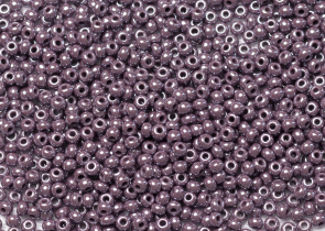 Бисер Чехия круглый 10/0 50 г 28040 непрозрачный темно-сиреневый блестящий